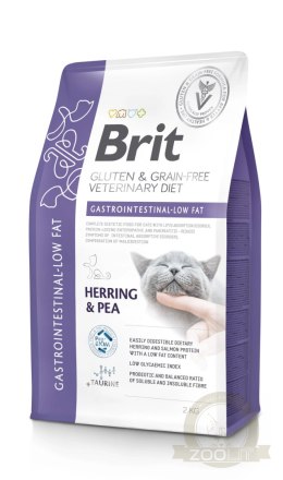 Brit GF Veterinary Diets Cat Gastrointestinal-Low Fat 2kg
