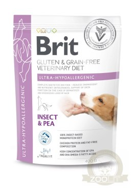 Brit GF Veterinary Diets Dog Ultra-Hypoallergenic Insect 400g