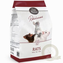 Deli Nature Rodelicious Rats - mieszanka dla szczurów owocowo-warzywna 2,5kg