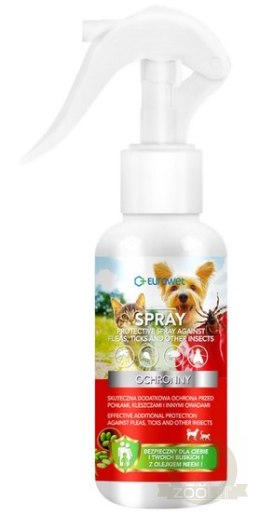 Eurowet Spray ochronny przeciwko pchłom i kleszczom dla psa i kota 100ml