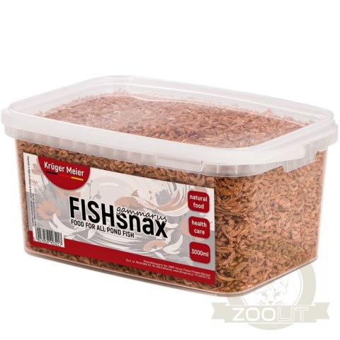 Kruger Meier FISHsnax Gammarus 3000ml - pokarm dla ryb Kruger Meier FISHsnax Gammarus 3000ml - pokarm dla ryb