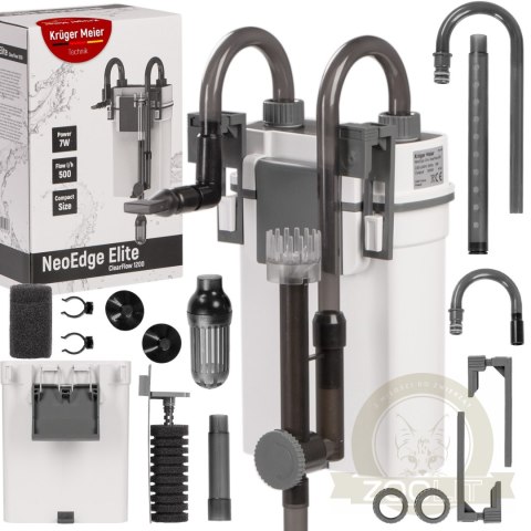 Kruger Meier NeoEdge Elite 1200 - filtr zewnętrzny do akwarium 120l Kruger Meier NeoEdge Elite 1200 - filtr zewnętrzny do akwarium 120l