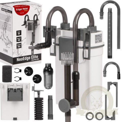 Kruger Meier NeoEdge Elite 800 - filtr zewnętrzny do akwarium 80l Kruger Meier NeoEdge Elite 800 - filtr zewnętrzny do akwarium 80l