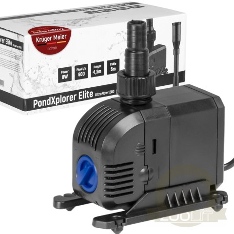 Kruger Meier PondXplorer Elite 1200 - fontanna z filtrem i pompą do oczka wodnego Kruger Meier PondXplorer Elite 1200 - fontanna z filtrem i pompą do oczka wodnego