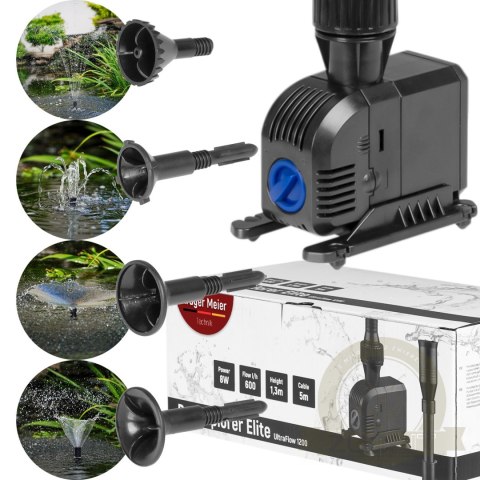Kruger Meier PondXplorer Elite 1200 - fontanna z filtrem i pompą do oczka wodnego Kruger Meier PondXplorer Elite 1200 - fontanna z filtrem i pompą do oczka wodnego