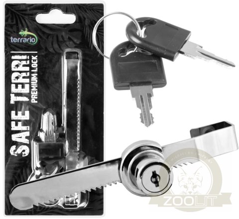 Terrario Safe Terri 120 - zamek do drzwi przesuwnych 12cm