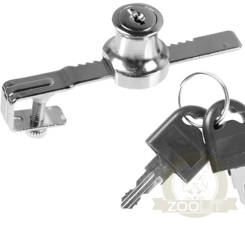 Terrario Safe Terri 120 - zamek do drzwi przesuwnych 12cm Terrario Safe Terri 120 - zamek do drzwi przesuwnych 12cm