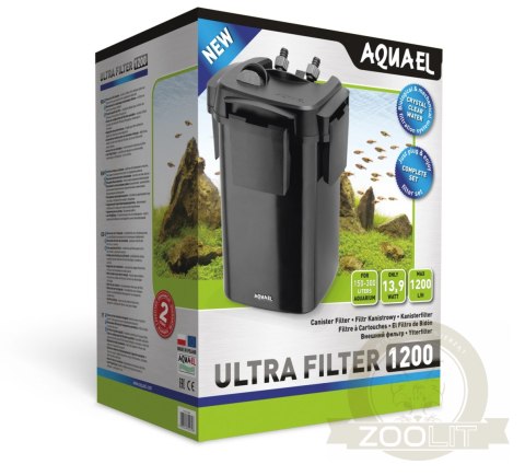 AQUAEL Ultra 1200 Filtr Kubełkowy Do Akwarium AQUAEL Ultra 1200 Filtr Kubełkowy Do Akwarium