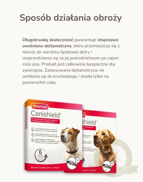 BEAPHAR Canishield 48cm - Obroża Z Deltametryną BEAPHAR Canishield 48cm - Obroża Z Deltametryną