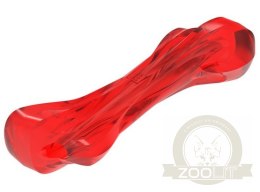 Collar WauDog Fun Durable kość z kauczuku 20x8cm czerwona