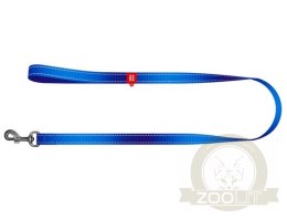 Collar WauDog Nylon Mono Smycz nylonowa odblaskowa L-XXL 25mm/200cm niebieska