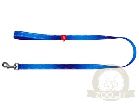 Collar WauDog Nylon Mono Smycz nylonowa odblaskowa L-XXL 25mm/200cm niebieska Collar WauDog Nylon Mono Smycz nylonowa odblaskowa L-XXL 25mm/200cm niebieska