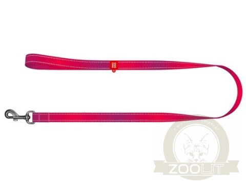 Collar WauDog Nylon Mono Smycz nylonowa odblaskowa S 15mm/200cm różowa Collar WauDog Nylon Mono Smycz nylonowa odblaskowa S 15mm/200cm różowa