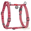 Collar WauDog Re-Cotton Szelki z rączką z regenerowanej bawełny anatomiczne w kształcie litery H, odblaskowe z QR-paszportem, pl