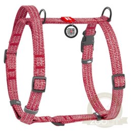 Collar WauDog Re-Cotton Szelki z rączką z regenerowanej bawełny anatomiczne w kształcie litery H, odblaskowe z QR-paszportem, pl