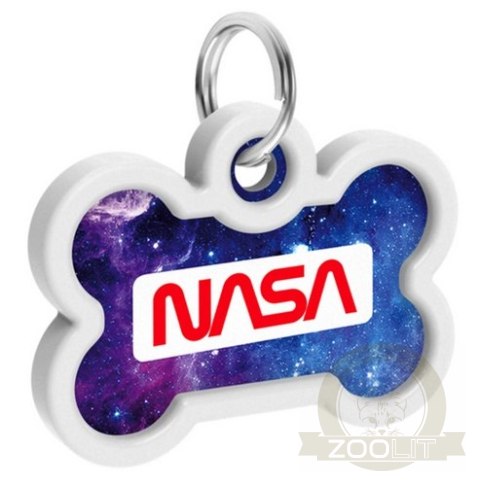 Collar WauDog Smart ID Zawieszka z QR-paszportem kość 4x3cm NASA21 Collar WauDog Smart ID Zawieszka z QR-paszportem kość 4x3cm NASA21