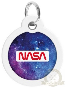 Collar WauDog Smart ID Zawieszka z QR-paszportem okrągła 3cm NASA21