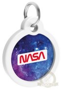 Collar WauDog Smart ID Zawieszka z QR-paszportem okrągła 3cm NASA21
