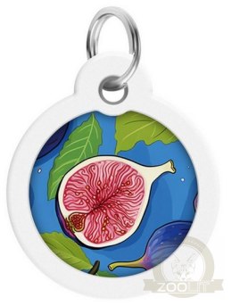 Collar WauDog Smart ID Zawieszka z QR-paszportem okrągła 3cm figa