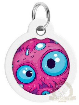 Collar WauDog Smart ID Zawieszka z QR-paszportem okrągła 3cm oko potwora