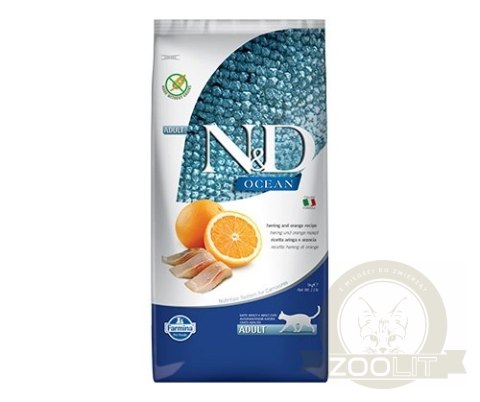 Farmina N&D Ocean Feline Adult Herring&Orange 5kg