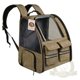 Furrever Friends Cattic Khaki - plecak transporter dla kota i psa