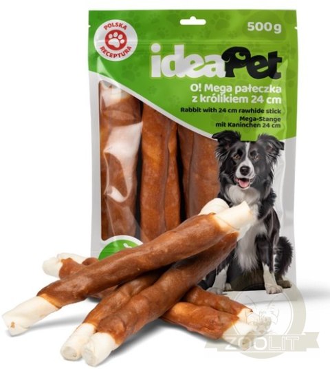 IdeaPet Mega pałeczka z królikiem 500g IdeaPet Mega pałeczka z królikiem 500g