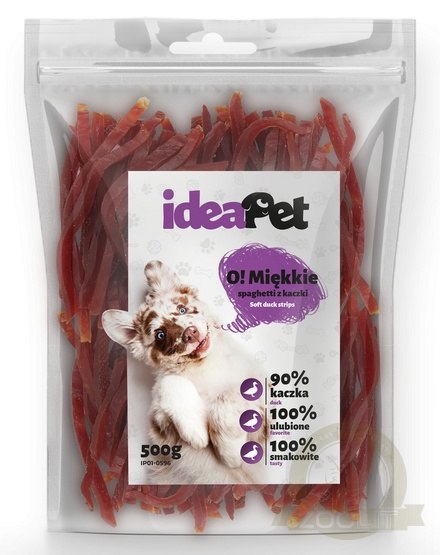 IdeaPet O! Miękkie Spaghetti z kaczki 500g IdeaPet O! Miękkie Spaghetti z kaczki 500g