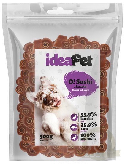 IdeaPet Sushi z kaczką 500g IdeaPet Sushi z kaczką 500g