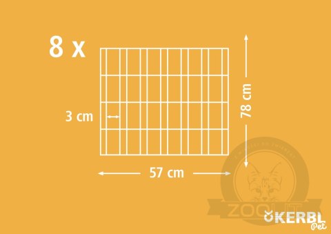KERBL Kojec Klatka Dla Psów I Innych Małych Zwierząt KERBL Kojec Klatka Dla Psów I Innych Małych Zwierząt