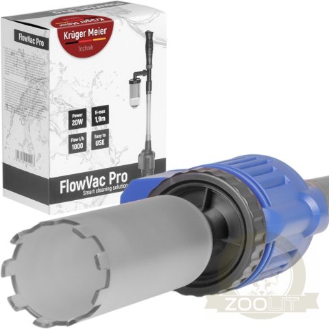 Kruger Meier FlowVac Pro - odmulacz automatyczny z filtrem wody Kruger Meier FlowVac Pro - odmulacz automatyczny z filtrem wody