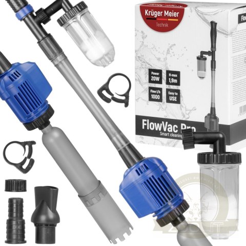 Kruger Meier FlowVac Pro - odmulacz automatyczny z filtrem wody Kruger Meier FlowVac Pro - odmulacz automatyczny z filtrem wody