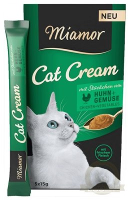 Miamor Cat Cream Kurczak i warzywa 6x15g