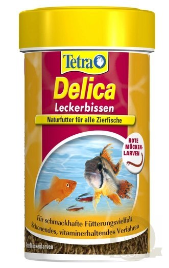 Tetra Delica Bloodworms 100ml Tetra Delica Bloodworms 100ml