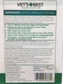 VET'S BEST Advanced Dental Spray 120ml + Sznurkowa Piłka 6cm