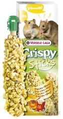 Versele-Laga Crispy Sticks Hamster & Rat Popcorn & Honey - kolby dla chomików i szczurów z popcornem i miodem 110g