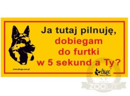 Dingo Tabliczka ostrzegawcza 
