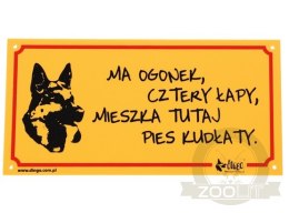Dingo Tabliczka ostrzegawcza 