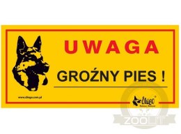Dingo Tabliczka ostrzegawcza 