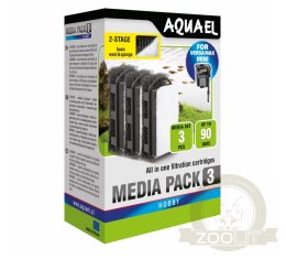 AQUAEL Wkład Filtracyjny Gąbkowy FZN Mini Standard 3szt