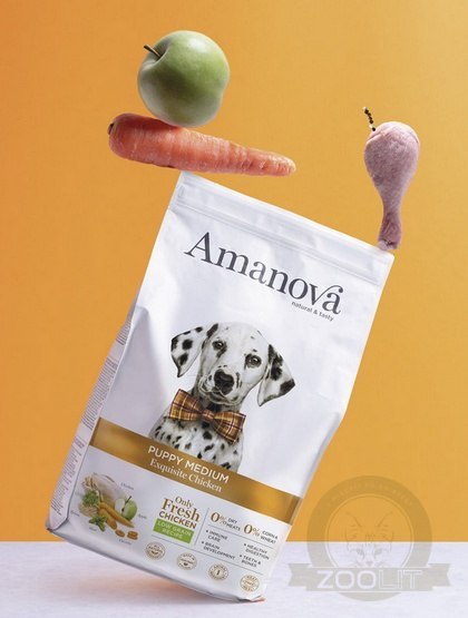 Amanova Dog Puppy Medium Exquisite Chicken - kurczak 2kg Amanova Dog Puppy Medium Exquisite Chicken - kurczak 2kg