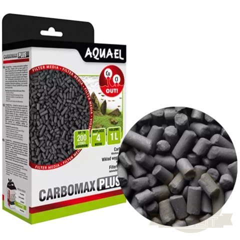 Aquael Carbomax Plus 1l - węgiel aktywny Aquael Carbomax Plus 1l - węgiel aktywny