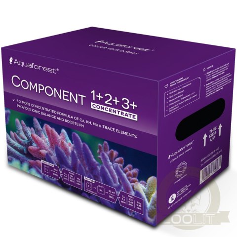 Aquaforest Component Concentrate 3x1L - zestaw do metody ballinga