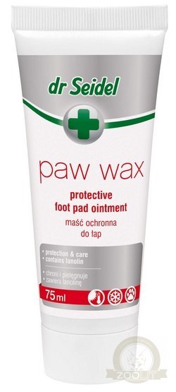 Dr Seidel Paw Wax maść ochronna do łap 75ml Dr Seidel Paw Wax maść ochronna do łap 75ml
