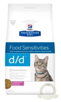 Hill's PD Prescription Diet Feline d/d Duck & Green Pea 1,5kg