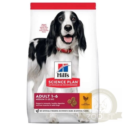Hill's Science Plan Canine Adult Medium Breed Kurczak 14kg