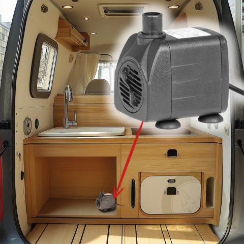 Kruger Meier HydroSpark All Connect - pompa wody 1000l/h 12V i 230V Kruger Meier HydroSpark All Connect - pompa wody 1000l/h 12V i 230V