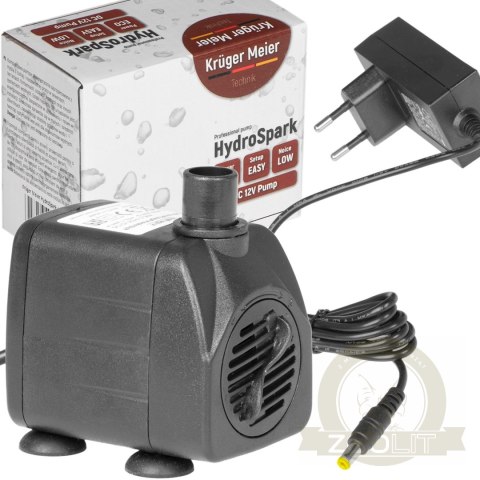 Kruger Meier HydroSpark All Connect - pompa wody 1000l/h 12V i 230V Kruger Meier HydroSpark All Connect - pompa wody 1000l/h 12V i 230V