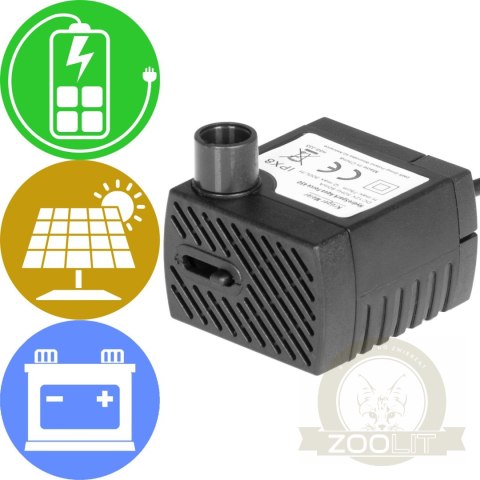Kruger Meier HydroSpark All Connect - pompa wody 220l/h 12V i 230V Kruger Meier HydroSpark All Connect - pompa wody 220l/h 12V i 230V