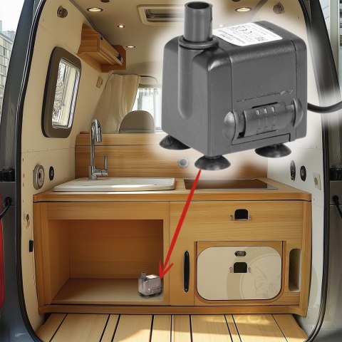 Kruger Meier HydroSpark All Connect - pompa wody 450l/h 12V i 230V Kruger Meier HydroSpark All Connect - pompa wody 450l/h 12V i 230V